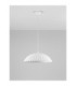 Ammos 50cm Dome Pendant Ceiling Light White E27 1x12W-3