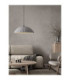 Ammos Dome Pendant Ceiling Light Grey E27 1x12W-2