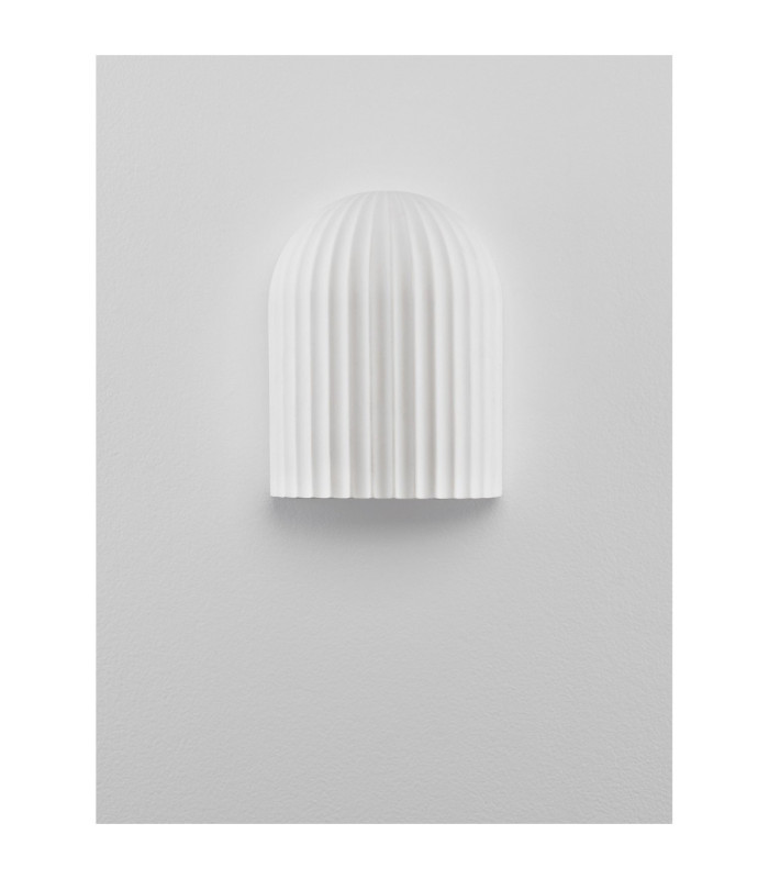 Ammos Plaster Wall Lamp White GU10 1x10W-3