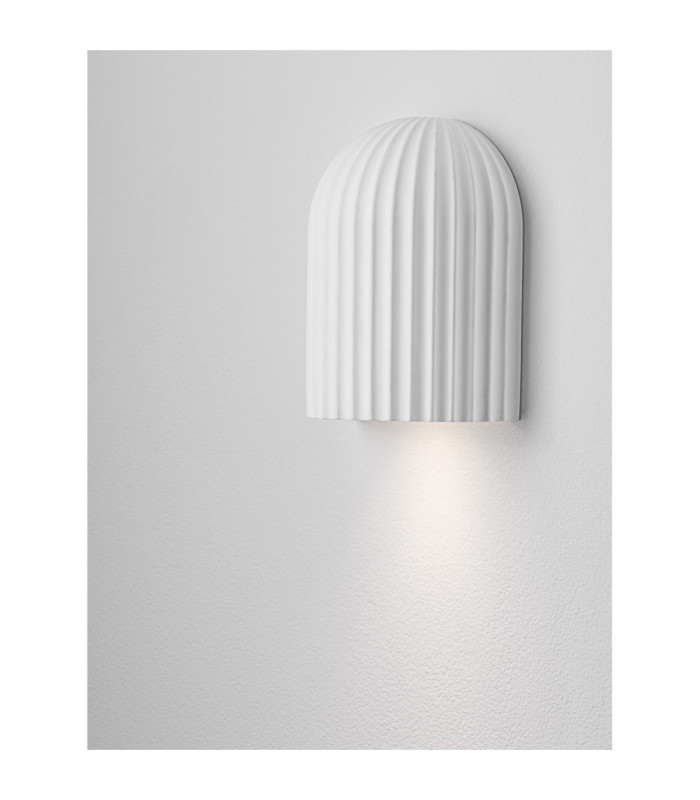 Ammos Plaster Wall Lamp White GU10 1x10W-5