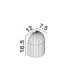 Ammos Plaster Wall Lamp White GU10 1x10W-7