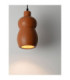 Theros Slim Pendant Ceiling Light Terracotta E27 1x12W-8