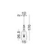 Theros Slim Pendant Ceiling Light Terracotta E27 1x12W-9