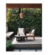 Omio 29cm Dome Pendant Ceiling Light Red Sandstone E27 1x12W IP55-2