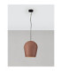 Omio 29cm Dome Pendant Ceiling Light Red Sandstone E27 1x12W IP55-4