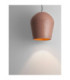 Omio 29cm Dome Pendant Ceiling Light Red Sandstone E27 1x12W IP55-6
