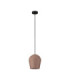 Omio 20cm Dome Pendant Ceiling Light Red Sandstone E27 1x12W IP55-1