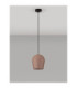 Omio 20cm Dome Pendant Ceiling Light Red Sandstone E27 1x12W IP55-3