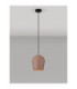 Omio 20cm Dome Pendant Ceiling Light Red Sandstone E27 1x12W IP55-4