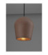 Omio 20cm Dome Pendant Ceiling Light Red Sandstone E27 1x12W IP55-5