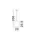 Omio 20cm Dome Pendant Ceiling Light Red Sandstone E27 1x12W IP55-7