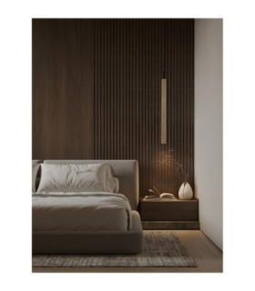 Hulo Tall Slim Pendant Ceiling Light Natural LED 3W 233lm 3000K-2