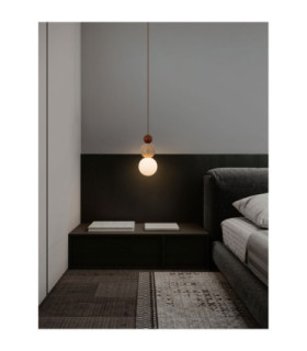 Maris Slim Pendant Ceiling Light Natural LED G9 1x5W-2