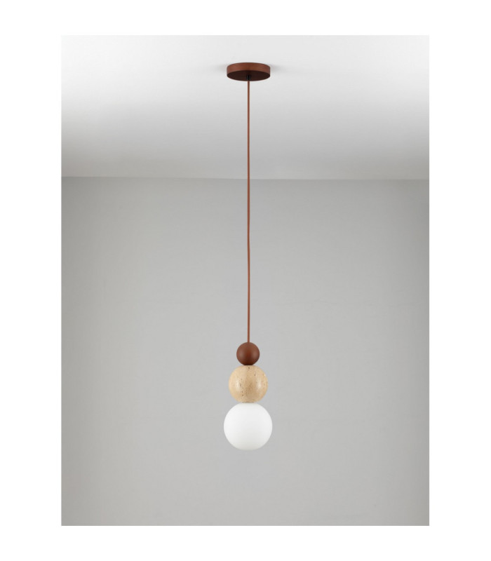 Maris Slim Pendant Ceiling Light Natural LED G9 1x5W-3