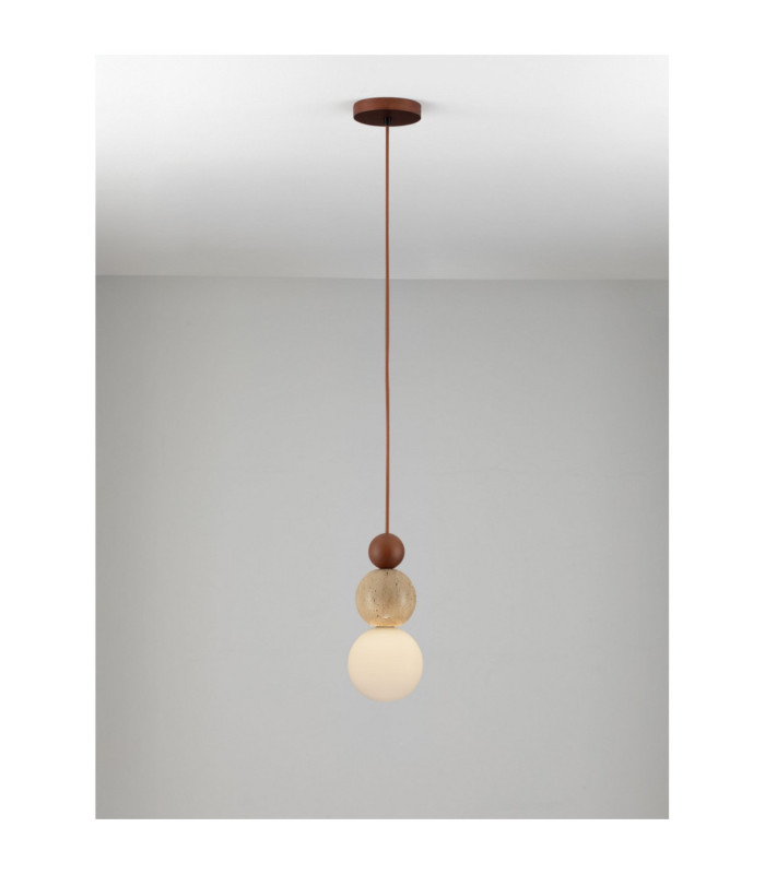 Maris Slim Pendant Ceiling Light Natural LED G9 1x5W-4
