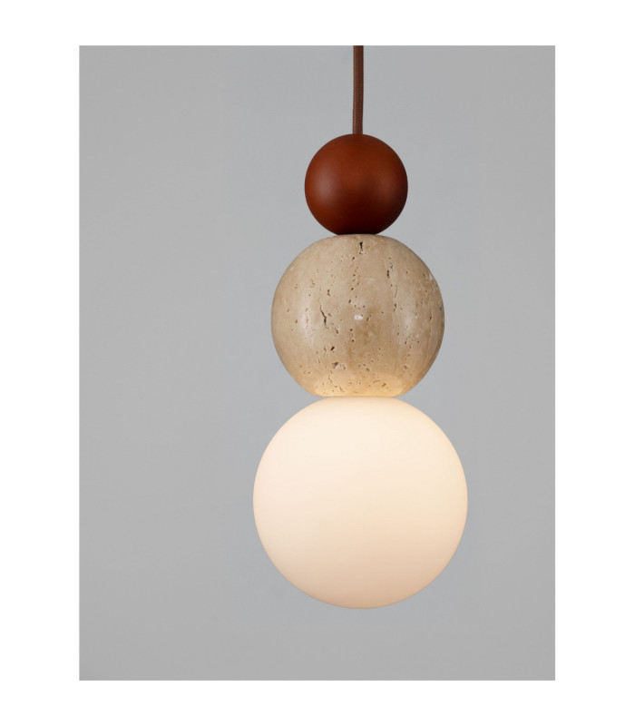 Maris Slim Pendant Ceiling Light Natural LED G9 1x5W-5