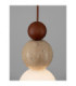 Maris Slim Pendant Ceiling Light Natural LED G9 1x5W-6