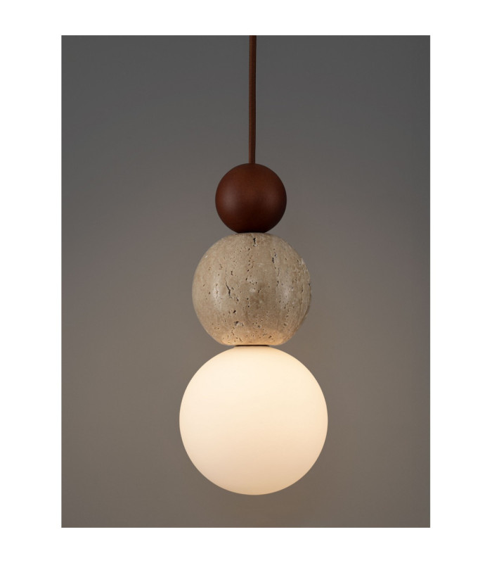 Maris Slim Pendant Ceiling Light Natural LED G9 1x5W-7