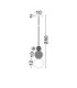 Maris Slim Pendant Ceiling Light Natural LED G9 1x5W-9