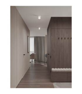 Zero Globe Ceiling Light White LED G9 1X5W-2
