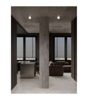 Zero Globe Ceiling Light Grey LED G9 1X5W-2