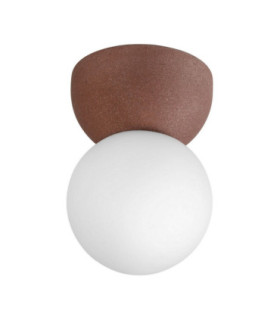 Zero Globe Ceiling Light Red LED G9 1X5W-1
