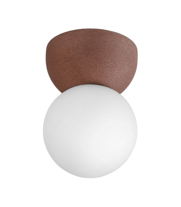 Zero Globe Ceiling Light Red LED G9 1X5W-1