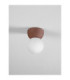 Zero Globe Ceiling Light Red LED G9 1X5W-3