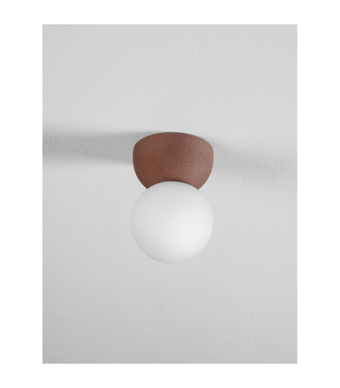 Zero Globe Ceiling Light Red LED G9 1X5W-3