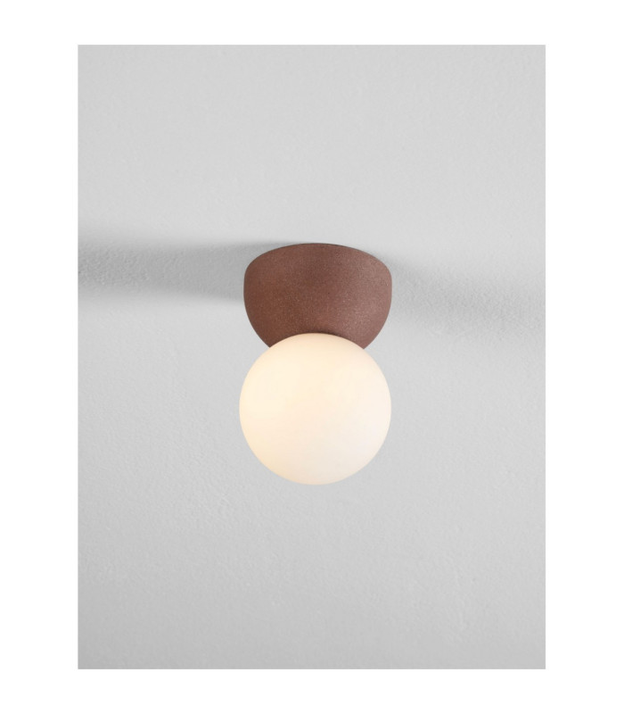 Zero Globe Ceiling Light Red LED G9 1X5W-4