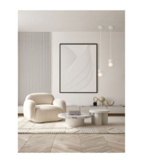Zero Slim Pendant Ceiling Light White LED G9 1X5W-2