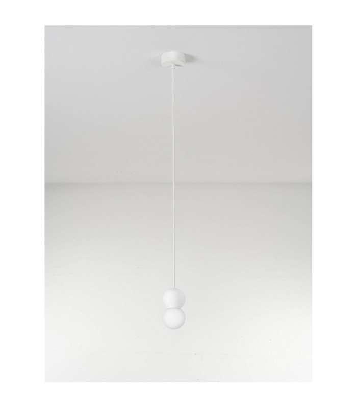 Zero Slim Pendant Ceiling Light White LED G9 1X5W-3