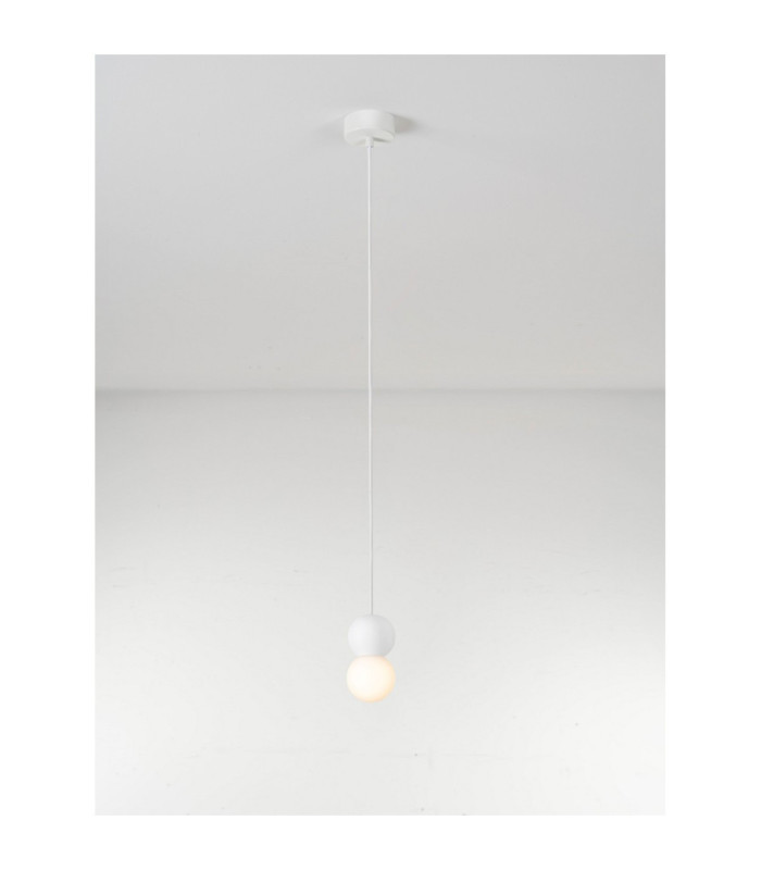 Zero Slim Pendant Ceiling Light White LED G9 1X5W-4