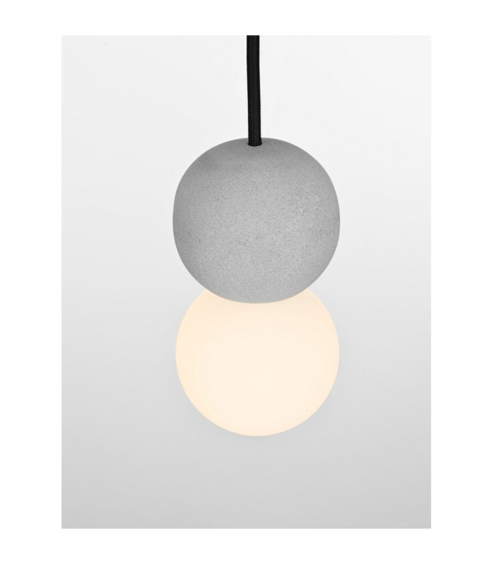 Zero Slim Pendant Ceiling Light Grey LED G9 1X5W-5