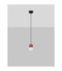Zero Slim Pendant Ceiling Light Red LED G9 1X5W-3