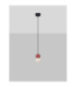 Zero Slim Pendant Ceiling Light Red LED G9 1X5W-4