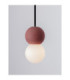 Zero Slim Pendant Ceiling Light Red LED G9 1X5W-5