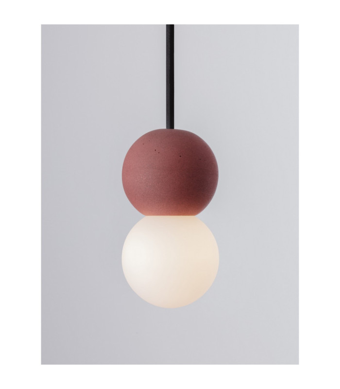 Zero Slim Pendant Ceiling Light Red LED G9 1X5W-5