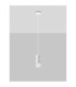 Zero II Slim Pendant Ceiling Light White LED G9 1X5W-3