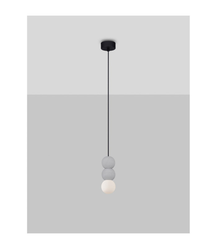 Zero II Slim Pendant Ceiling Light Grey LED G9 1X5W-4