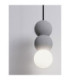 Zero II Slim Pendant Ceiling Light Grey LED G9 1X5W-5