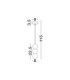 Zero II Slim Pendant Ceiling Light Grey LED G9 1X5W-6