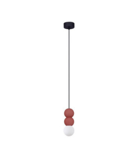 Zero II Slim Pendant Ceiling Light Red LED G9 1X5W-1