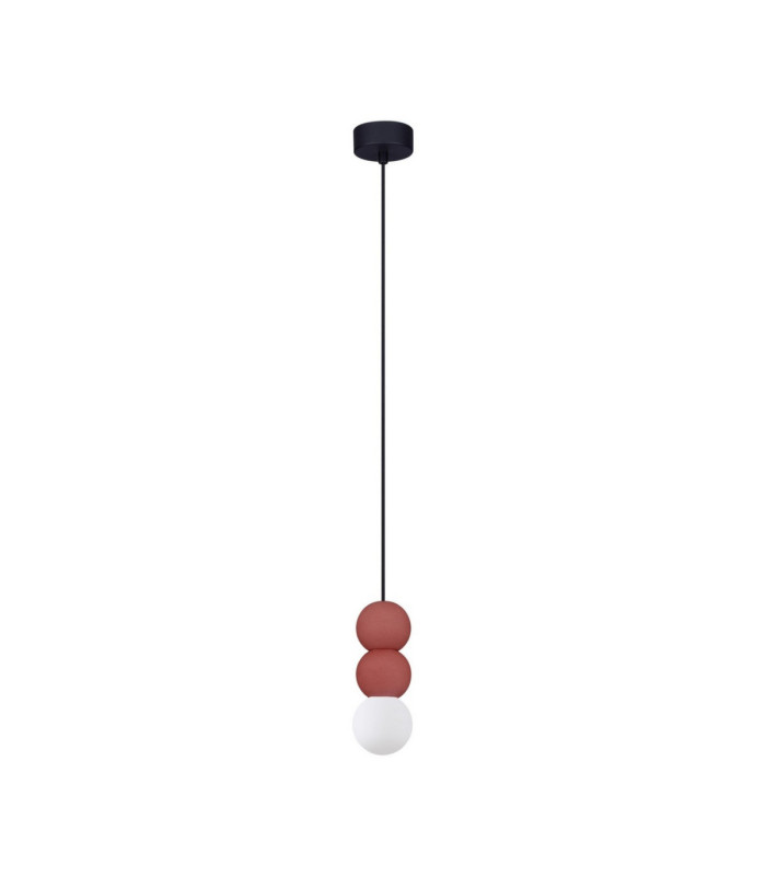 Zero II Slim Pendant Ceiling Light Red LED G9 1X5W-1