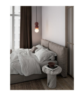 Zero II Slim Pendant Ceiling Light Red LED G9 1X5W-2