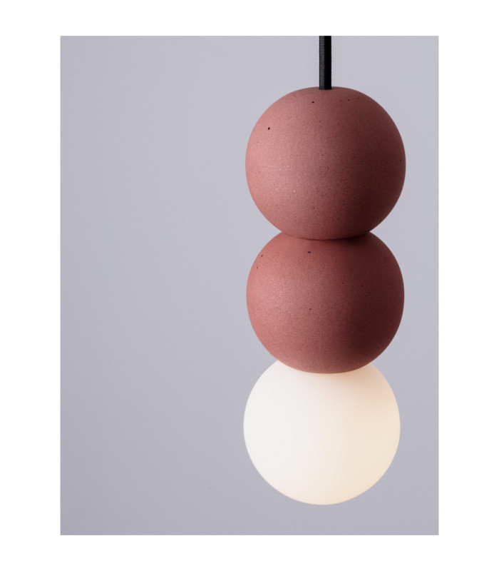 Zero II Slim Pendant Ceiling Light Red LED G9 1X5W-5