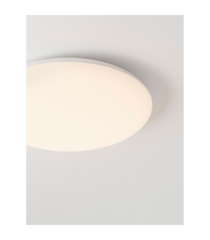 Solvia Flush Ceiling Light Sandy White Triac Dimmable LED 24W 1920lm IP54 2700-3000-4000K-2