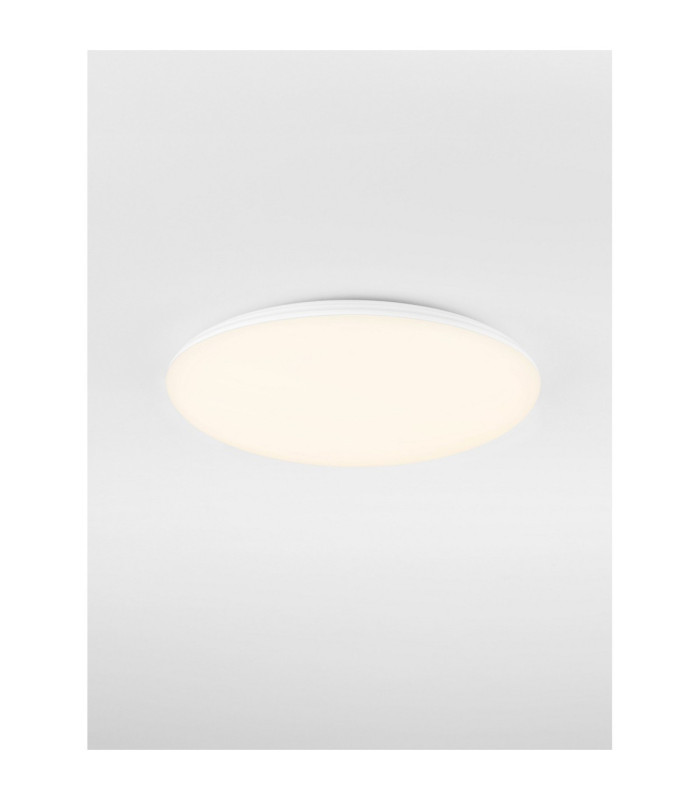 Solvia Flush Ceiling Light Sandy White Triac Dimmable LED 24W 1920lm IP54 2700-3000-4000K-4