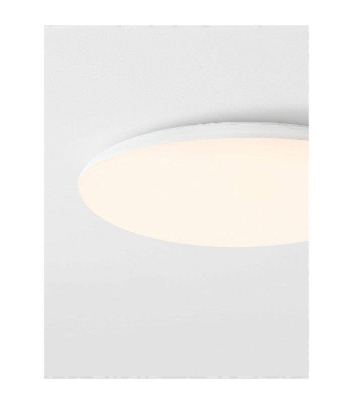 Solvia Flush Ceiling Light Sandy White Triac Dimmable LED 24W 1920lm IP54 2700-3000-4000K-5