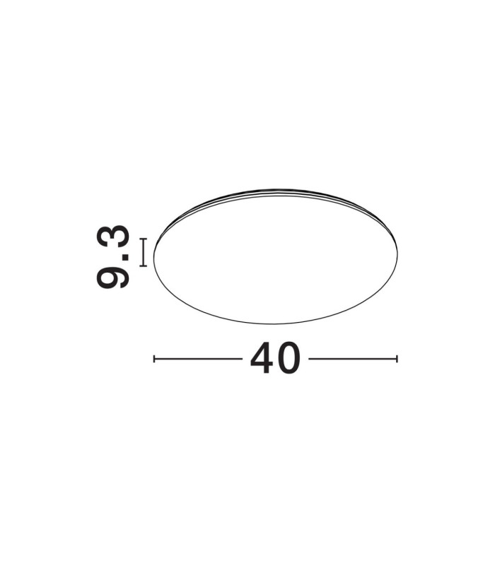 Solvia Flush Ceiling Light Sandy White Triac Dimmable LED 24W 1920lm IP54 2700-3000-4000K-6